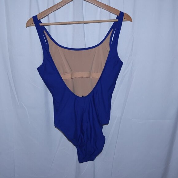 J. Crew One Piece Royal Blue Swim Suit Size 4 - Picture 2 of 10